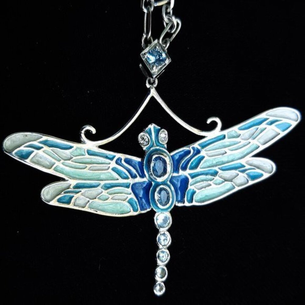 Sterling Silver Dragonfly Necklace